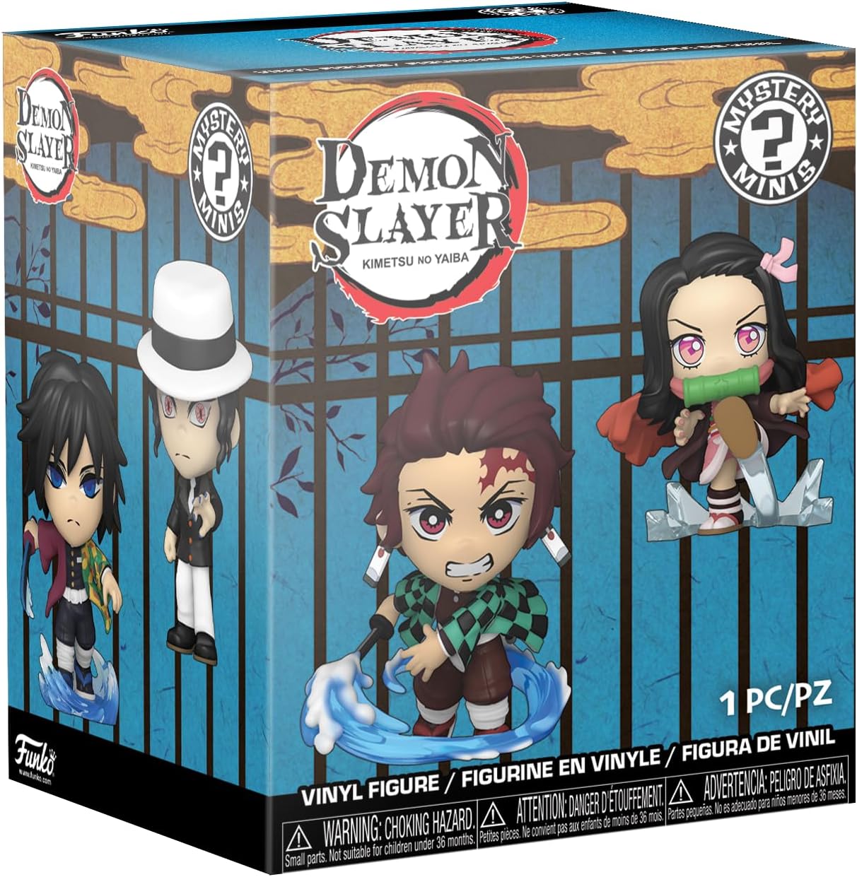 Funko Mystery Mini - Demon Slayer - 1 Of 12 to Collect - Styles Vary - Collectable Vinyl Figure - Gift Idea - Official Merchandise - Toys for Kids & Adults - Anime Fans - Mini Figure for Collectors