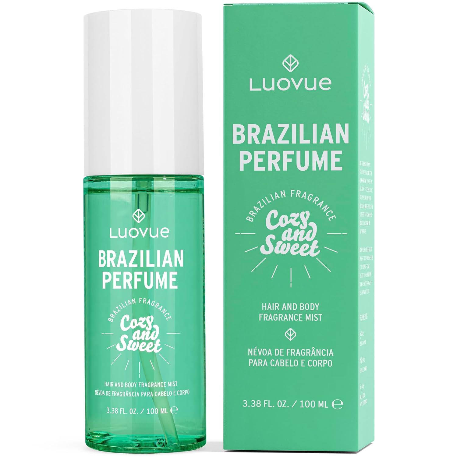 Brazilian Perfume for Women: Long Lasting Brazilian Fragrance - Natural Sweet and Comfortable Hair and Body Fragrance - Fine and Smooth Fragrance Mist, (100 ml)