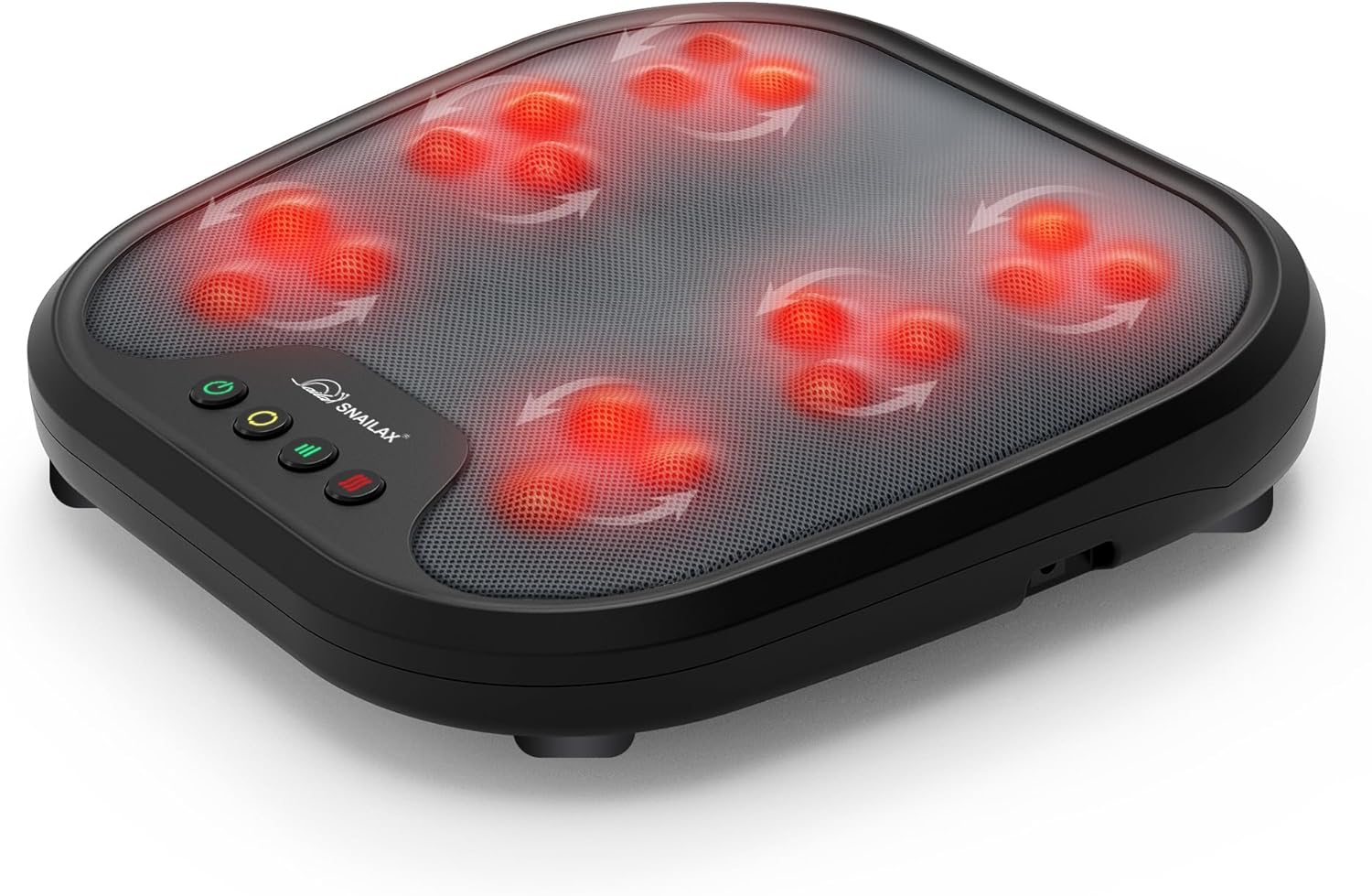 Snailax Shiatsu Foot Massager with Heat for Plantar Fasciitis, 2-in-1 Feet and Back Massager Machine with Deep Kneading, Foot Warmer Massage for Pain and Circulation, Gifts for Men, Women