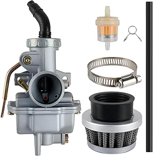 Carbhub PZ20 Carburetor for Kazuma Baja 50cc 70cc 90cc 110cc 125cc TaoTao 110B NST SunL Chinese Quad 4 stroke ATV 4 wheeler Go kart Dirt Bike Honda CRF50F XL75 CRF80F XR50R with Air Fuel Filter