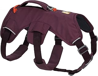 Ruffwear, Web Master, Multi-Use Support Dog Harness, Hiking and Trail Running, Service and Working, Everyday Wear, Purple Rain, Large/X-Large