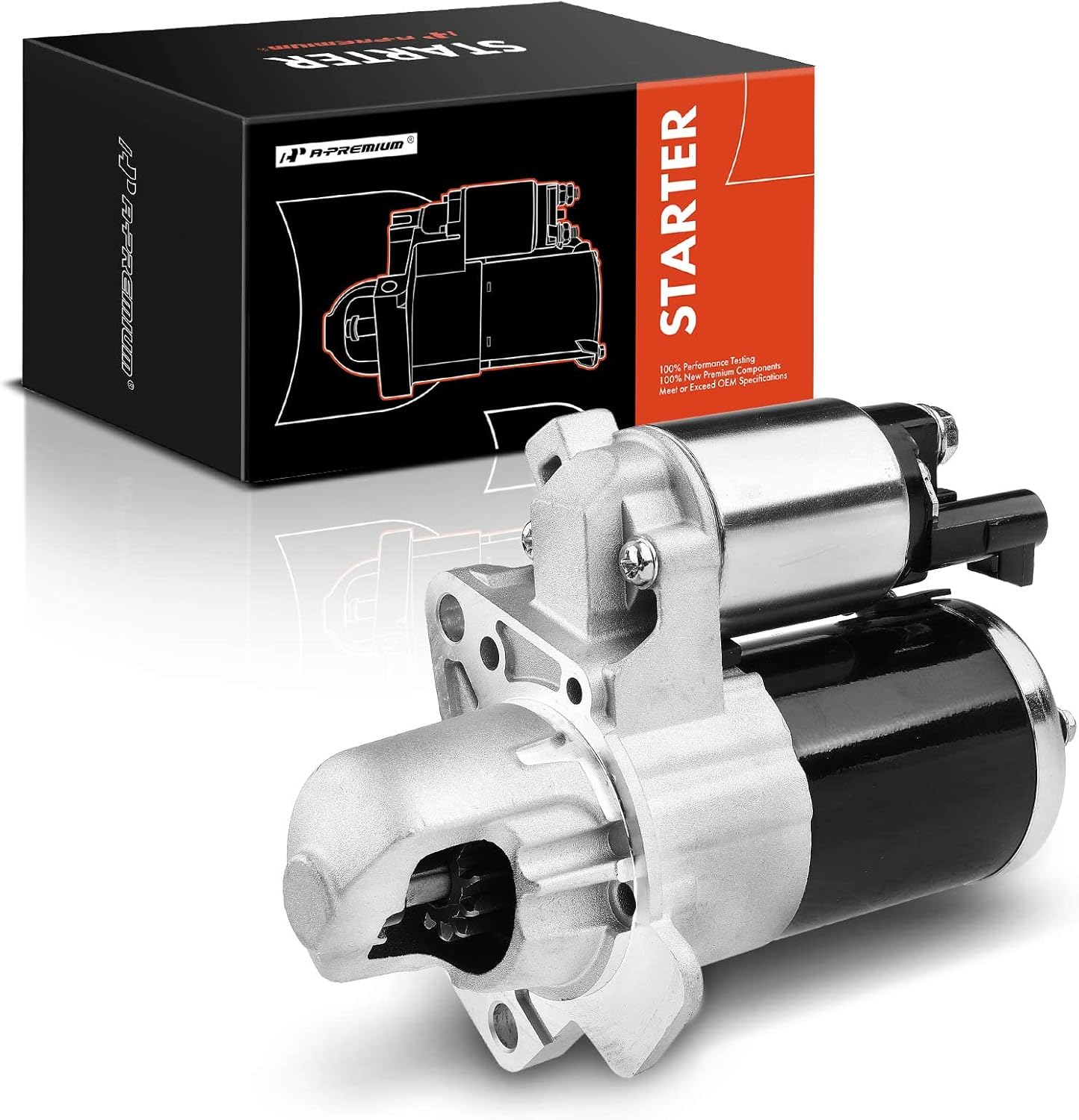 A-Premium Starter Motor Compatible with Chevrolet Camaro 2010-2014 & Cadillac ATS 2013-2014, CTS 2005-2014, SRX 2006-2009, STS, 2.8L 3.0L 3.6L, 12V 1.4KW 12 Teeth Clockwise, Replace# 12610857