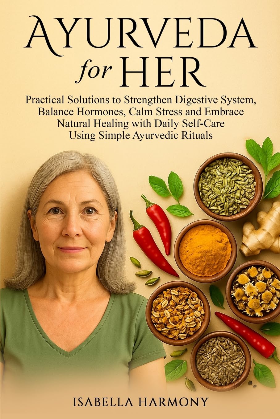 Ayurveda for Her: Practical Solutions to Strengthen Digestive System, Balance Hormones, Calm Stress and Embrace Natural Healing with Daily Self-Care Using Simple Ayurvedic Rituals