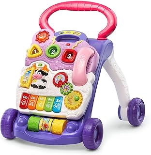 VTech Sit-to-Stand Learning Walker (Frustration Free Packaging), Lavender