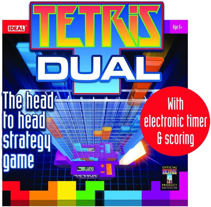 IDEAL | Tetris Dual game: Head to head strategy game | Strategy Game | Tetris | For 2 Players | Ages 6+