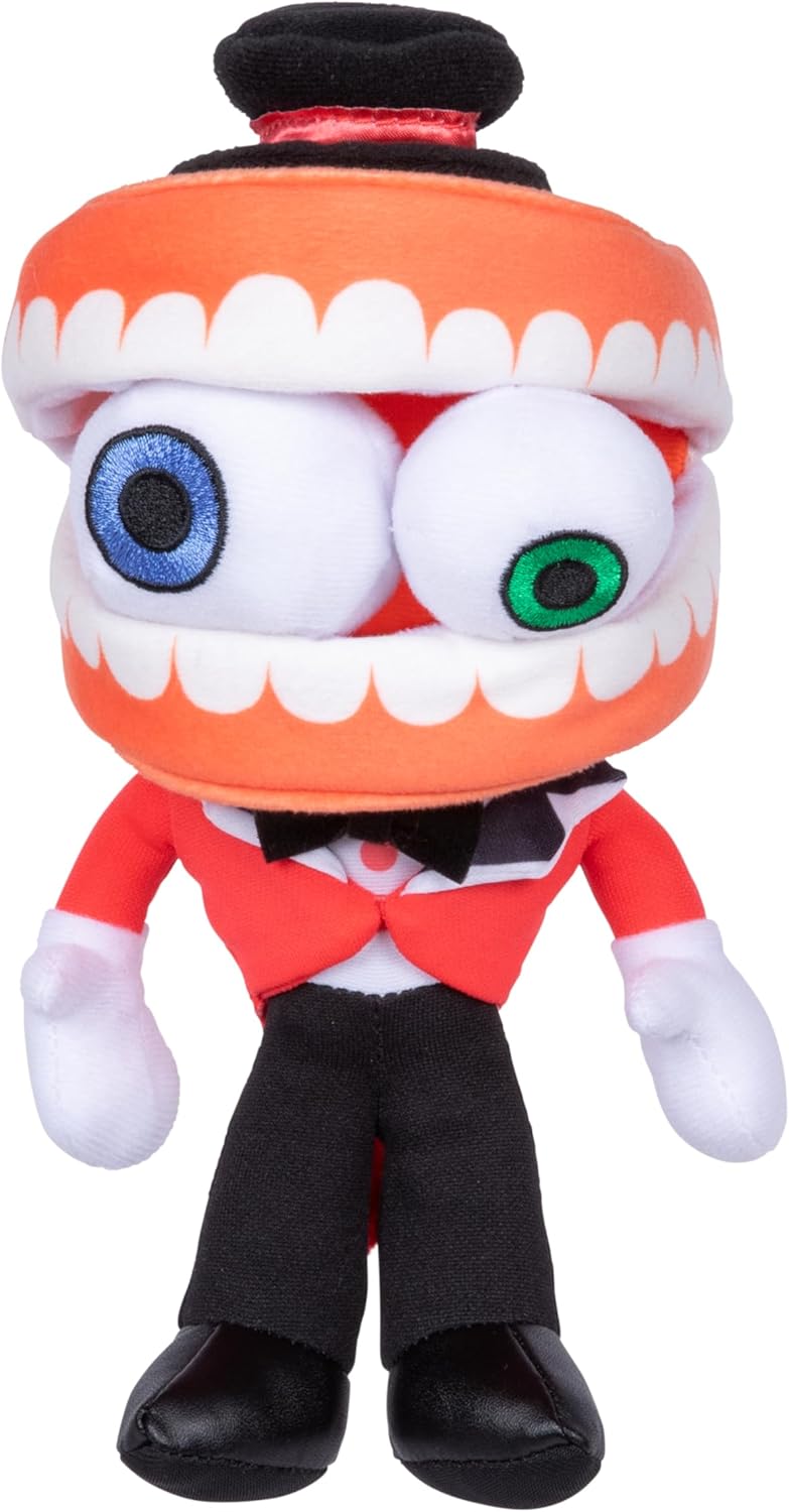Amazing Digital Circus Deluxe Caine Plush Figure, 8"/20.3 CM Figure Made With Premium Materials Embroidery, Collect Caine, Pomni, Kinger, Jax And Ragatha