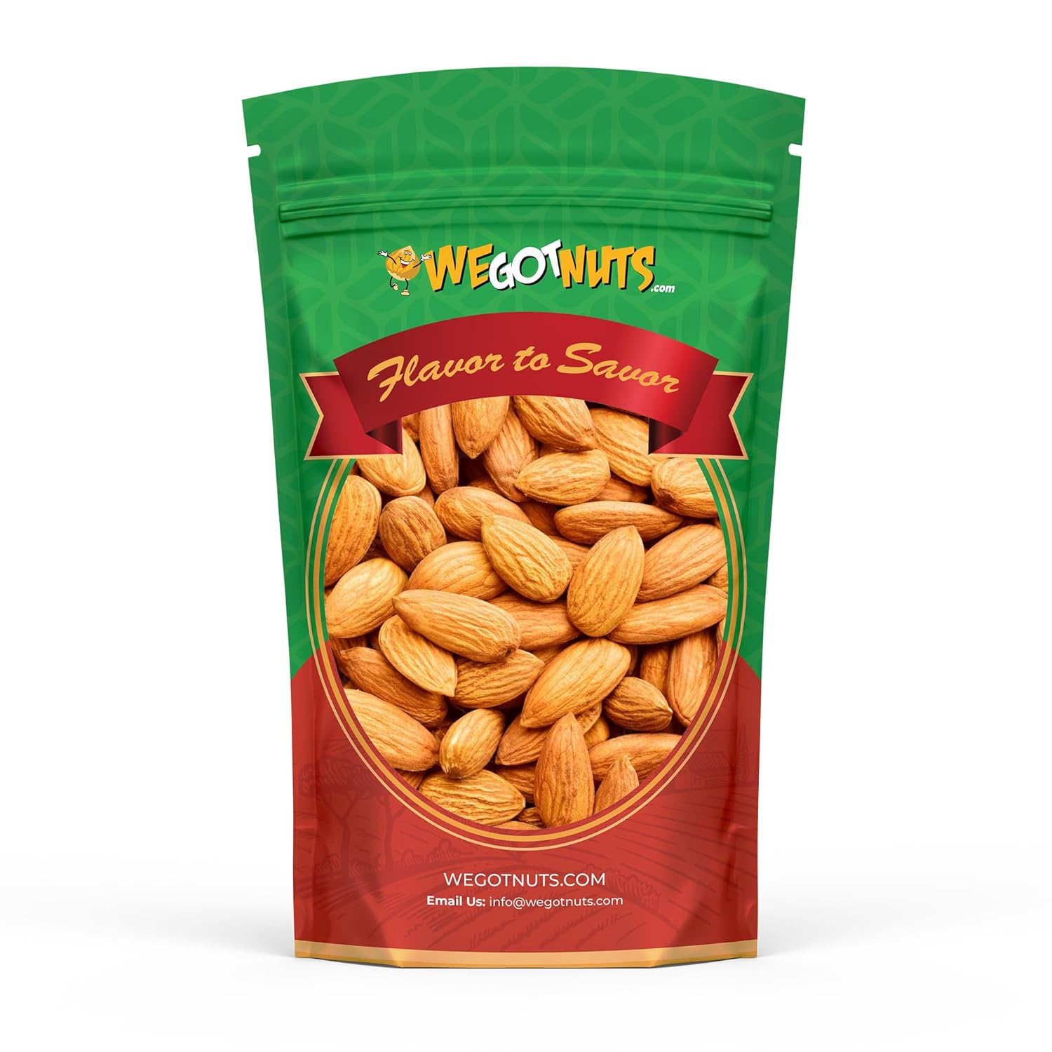 We Got Nuts Jumbo California Almonds 64oz (4 Pounds) (Whole, Naturel, Non Gmo, Shelled, Unsalted)
