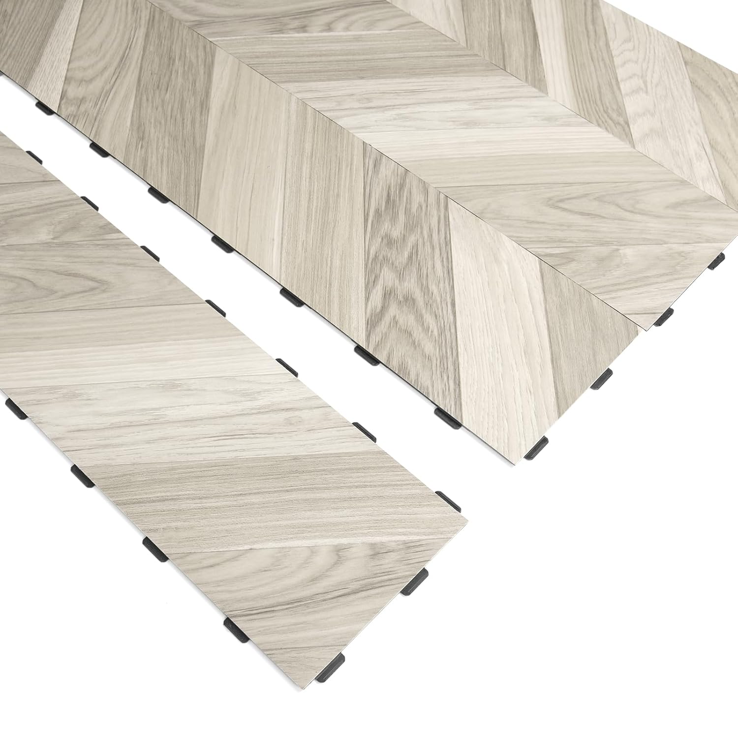 Art3d Interlocking Luxury Vinyl Flooring Tile, Wood Floor Plank for Kitchen Bathroom - Waterproof, Anti-Slip, Wear-Resistant, Reusable - 36 x 6 Inch, 18-Pack Cover 27 Sq. Ft