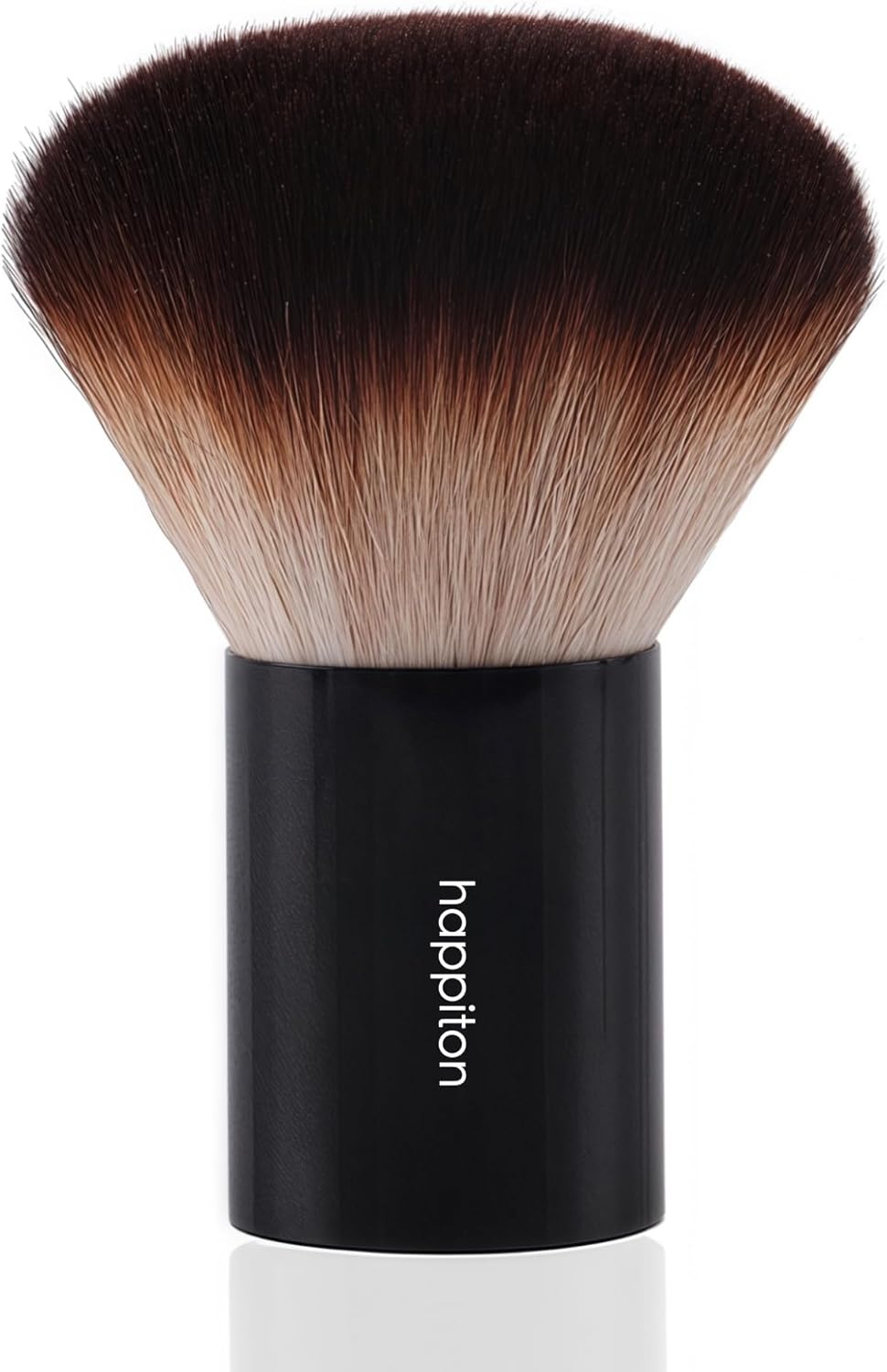 HAPPITON Kabuki Face Brush for Powder Foundation & Blush Blending & Buffing with Aluminum Handle