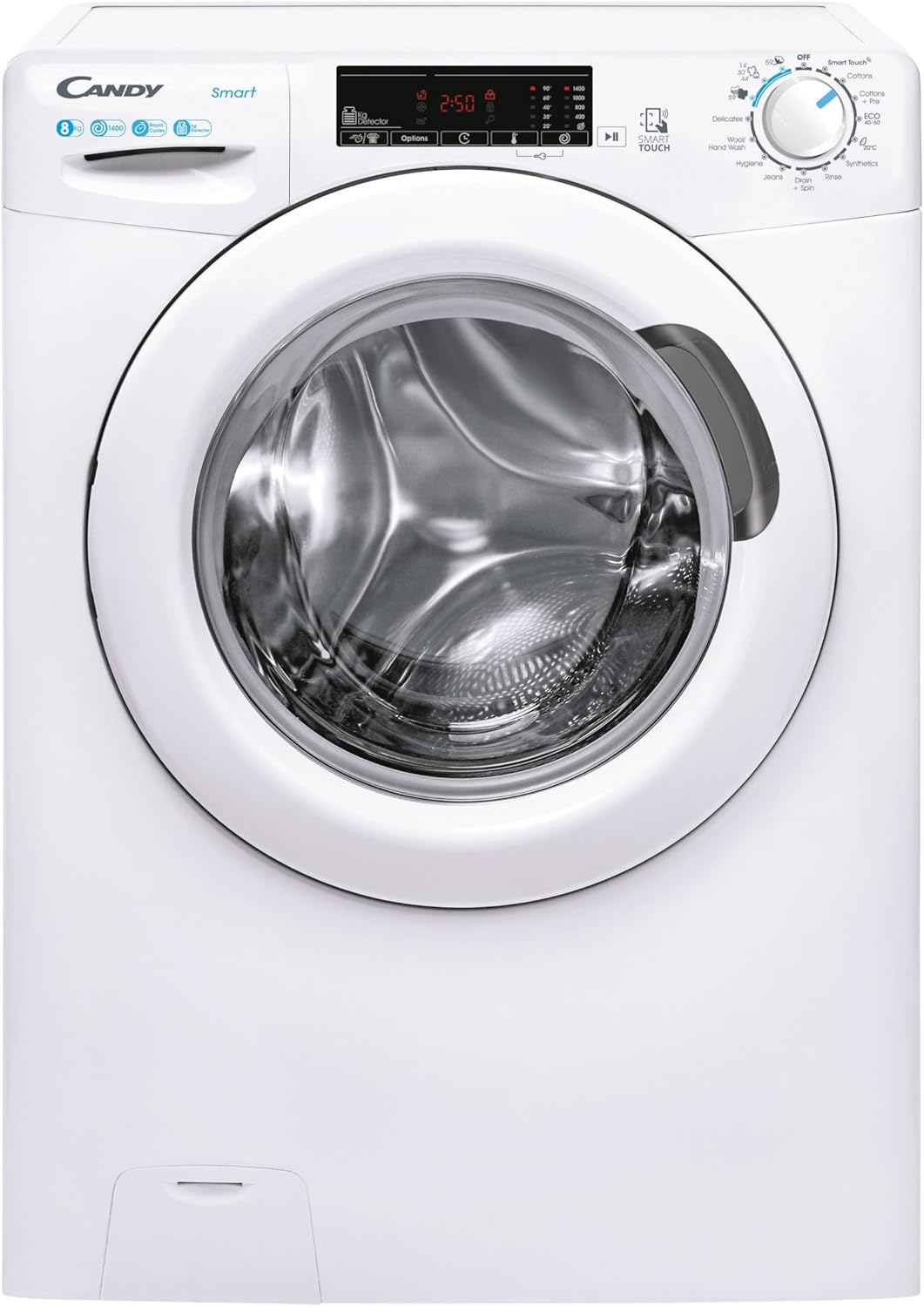 Candy CS148TW4/1-80 8kg Freestanding Washing Machine with 1400 rpm - White - B Rated