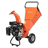 C30 LITE Wood Chipper Shredder Mulcher Heavy Duty 7 HP 212cc Gas Powered 3 Inch Max Capacity 1-Year Warranty After Product Registration (Blue)