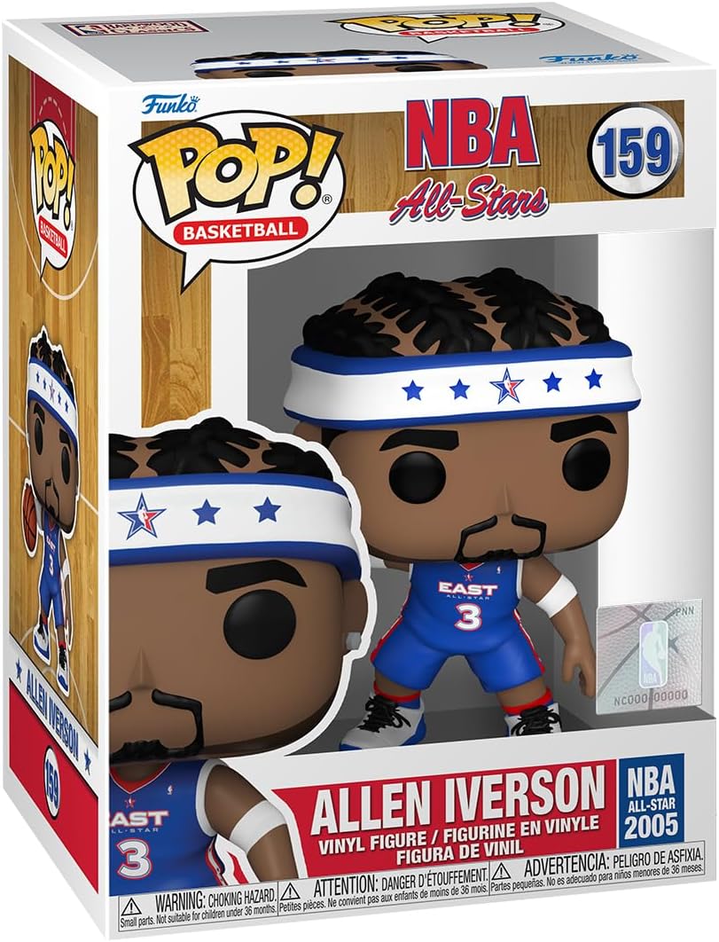 Funko POP! NBA: Legends - Allen Iverson​​ Iverson - (2005) - Collectable Vinyl Figure - Gift Idea - Official Merchandise - for Kids & Adults - Sports Fans - Model Figure for Collectors and Display