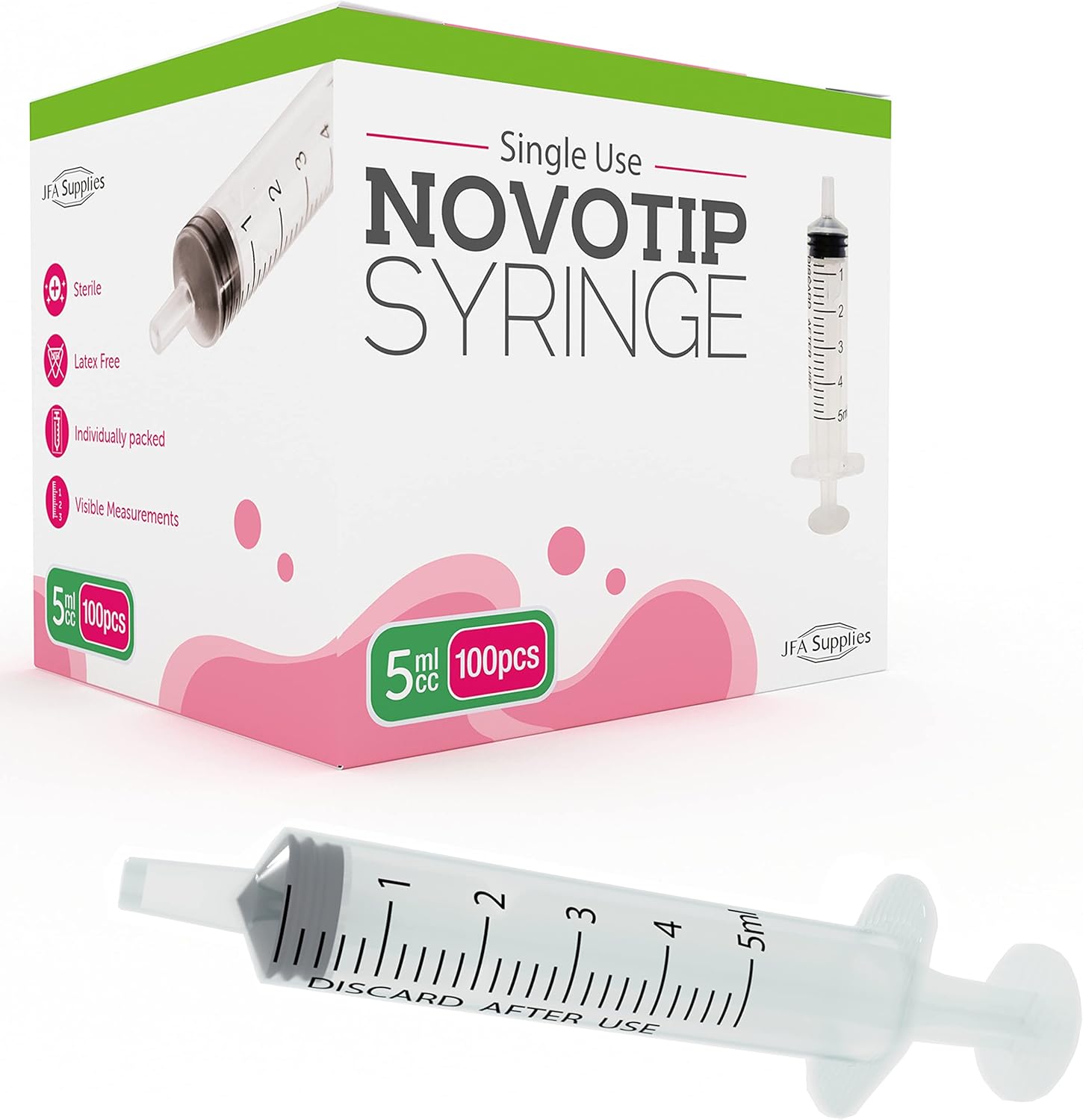 Novotip 5ml Syringe - Box of 100
