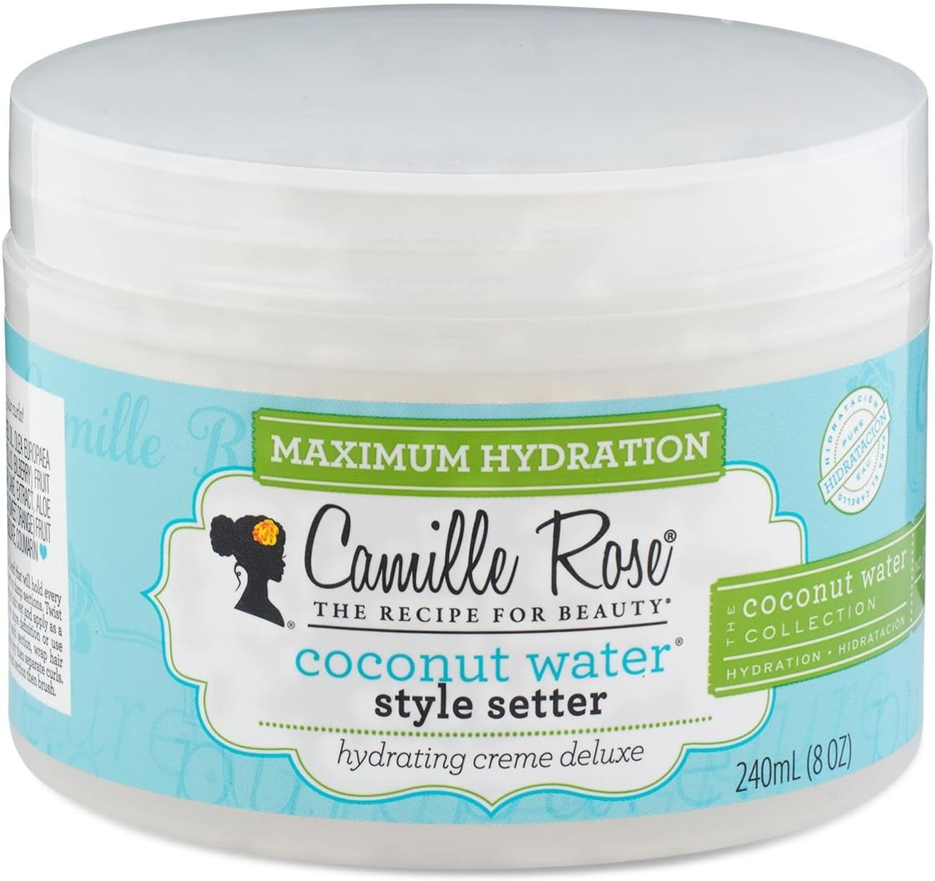 Camille Rose Coconut Water Hair Style Setter, Hydrate and Style, 240 ml (Pack of 1)