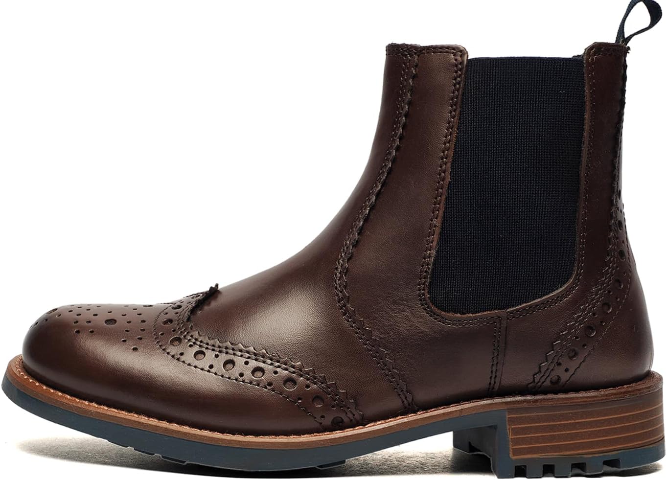 Cotswold Cirencester Brogue Mens Leather Boots Brown