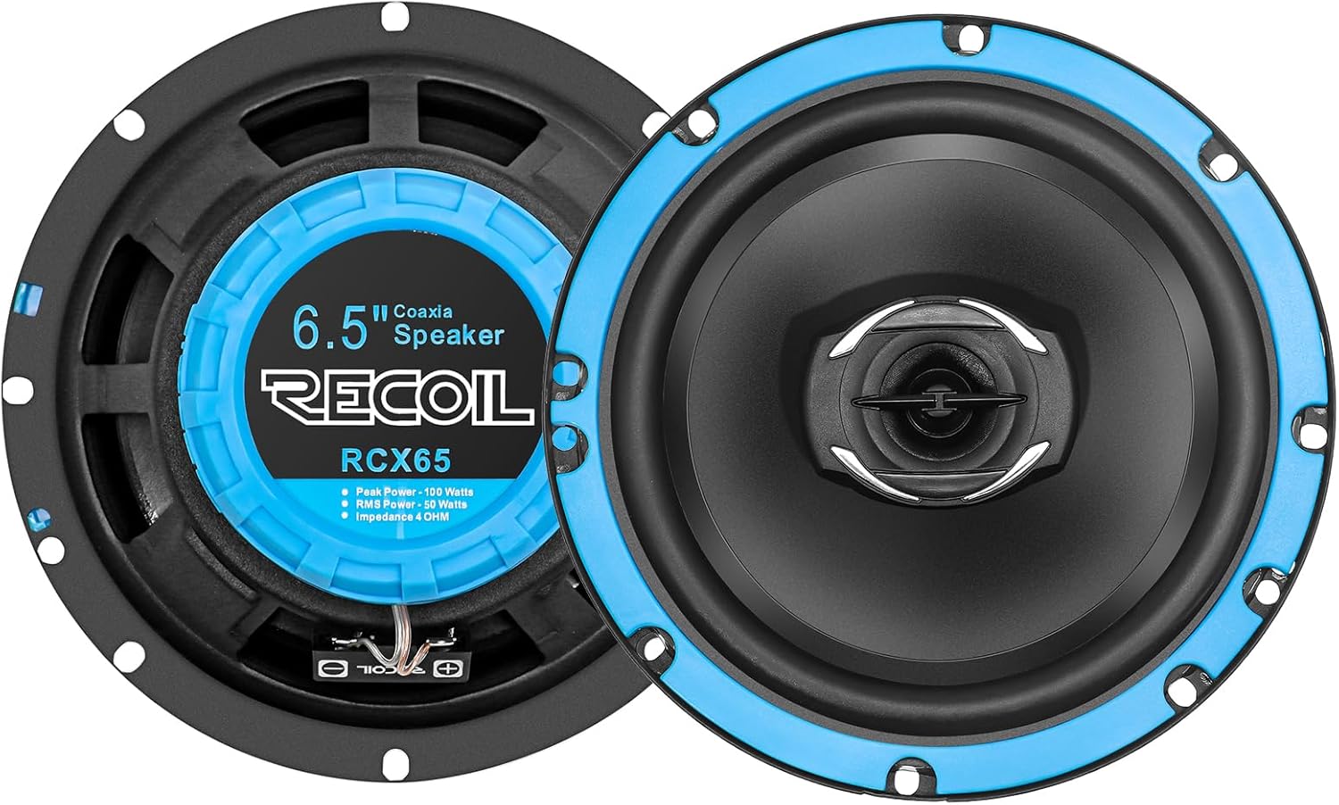 RECOIL RCX65 Echo Series 6.5-Inch Car Audio Coaxial Speaker System