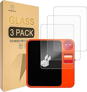 Mr.Shield Screen Protector compatible with Rabbit R1 [Tempered Glass] [3-PACK] [Japan Glass with 9H Hardness]