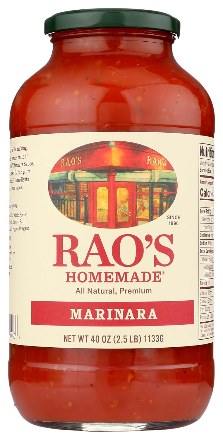 Raos Marinara Family Pasta Sauce, 40 OZ
