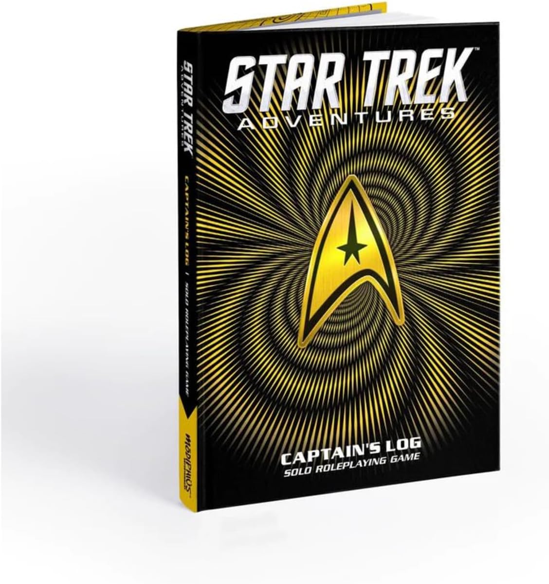 Modiphius Star Trek Adventures: Captain's Log Solo RPG - TOS Delta Edition - Hardcover Book, 2d20 Rolplaying Game, 326-Page Full-Color Digest Sized Book
