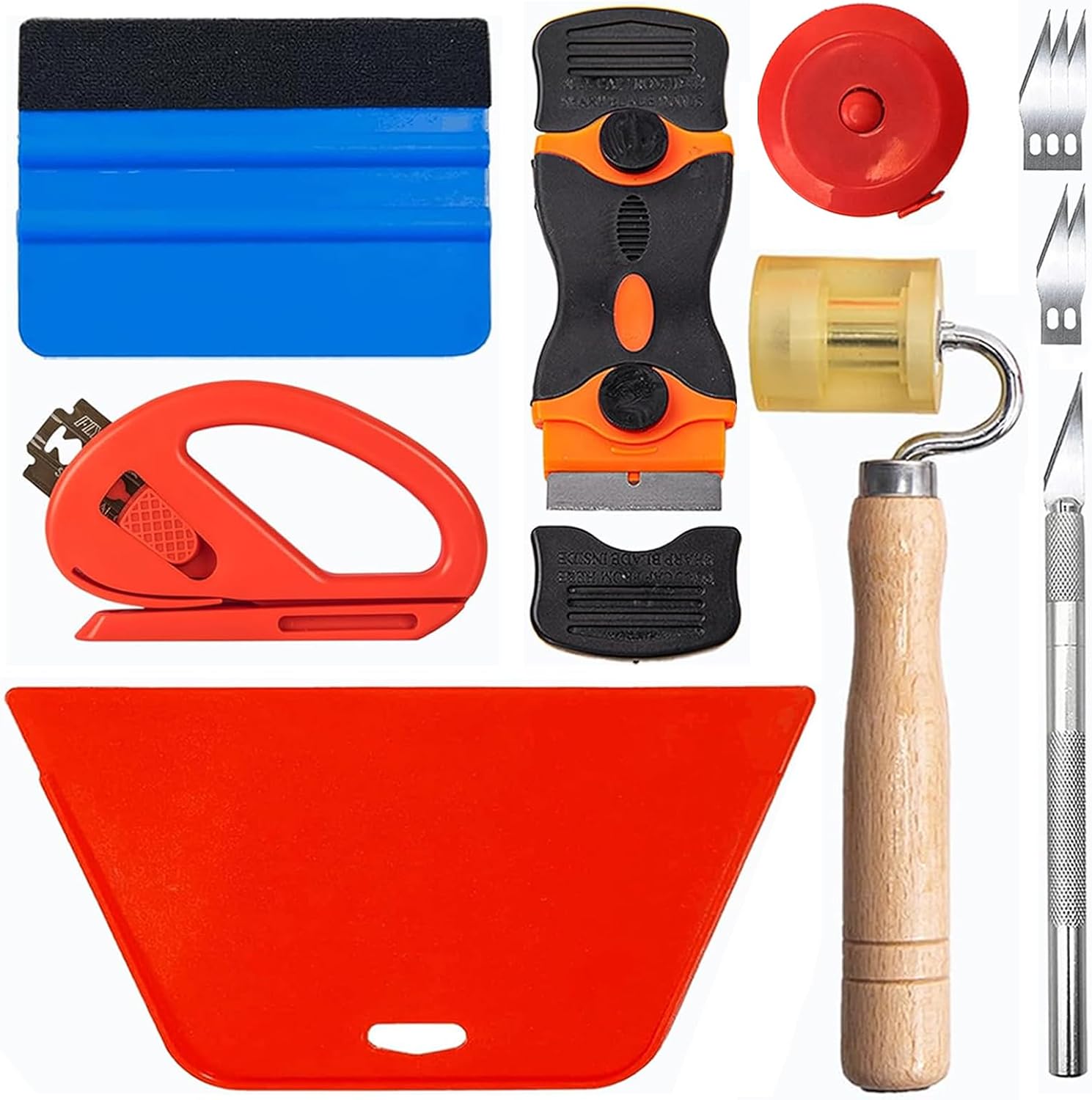 Art3d Wallpaper Smoothing Tool Kits, Multi-Function Smoothing Tool Set for Peel and Stick Contact Paper Vinyl Window Film Car Wrap