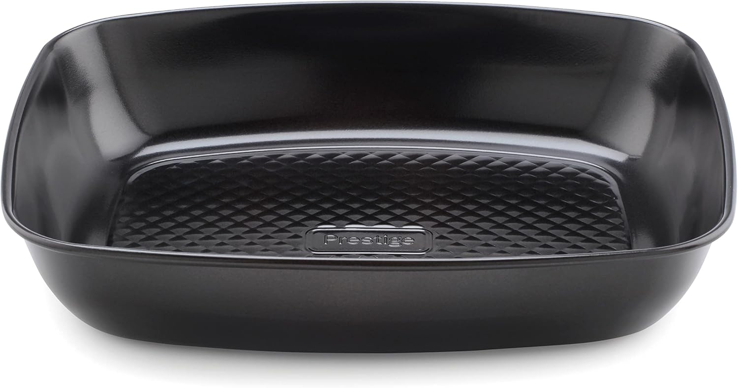 Prestige Inspire Bakeware Roaster, Large - Black, 34 cm