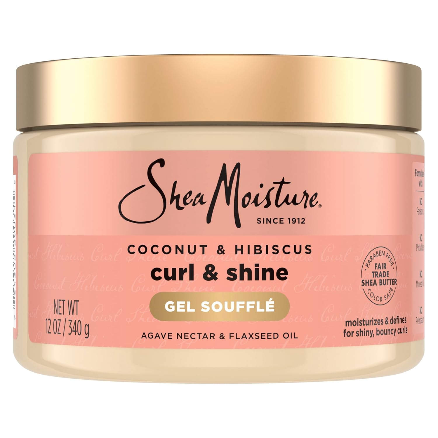 Shea Moisture Coconut & Hibiscus Curling Gel Soufflé 12oz