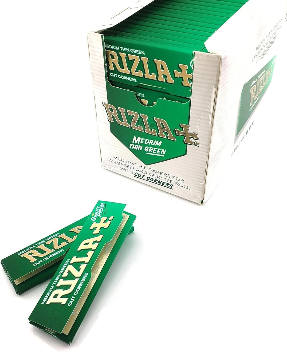 Rizla Regular Green Rolling Paper - 10 Pack / Booklets
