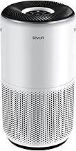 LEVOIT Air Purifiers for Home Large Room Up to 1980 Ft² in 1 Hr With Air Quality Monitor, HEPA Sleep Mode, Auto Mode, Smart WiFi, 3-in-1 Filter Captures Pet Allergies, Smoke, Dust, Core 400S-P, White