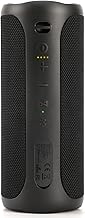 SOWO Waterproof Bluetooth Speaker Wireless- Portable Speaker Loud with Built-in Subwoofer and Tweeter, Extra Bass, Stereo Sound, IP67, Colorful Lights for Party, Outdoor, Camping - Black