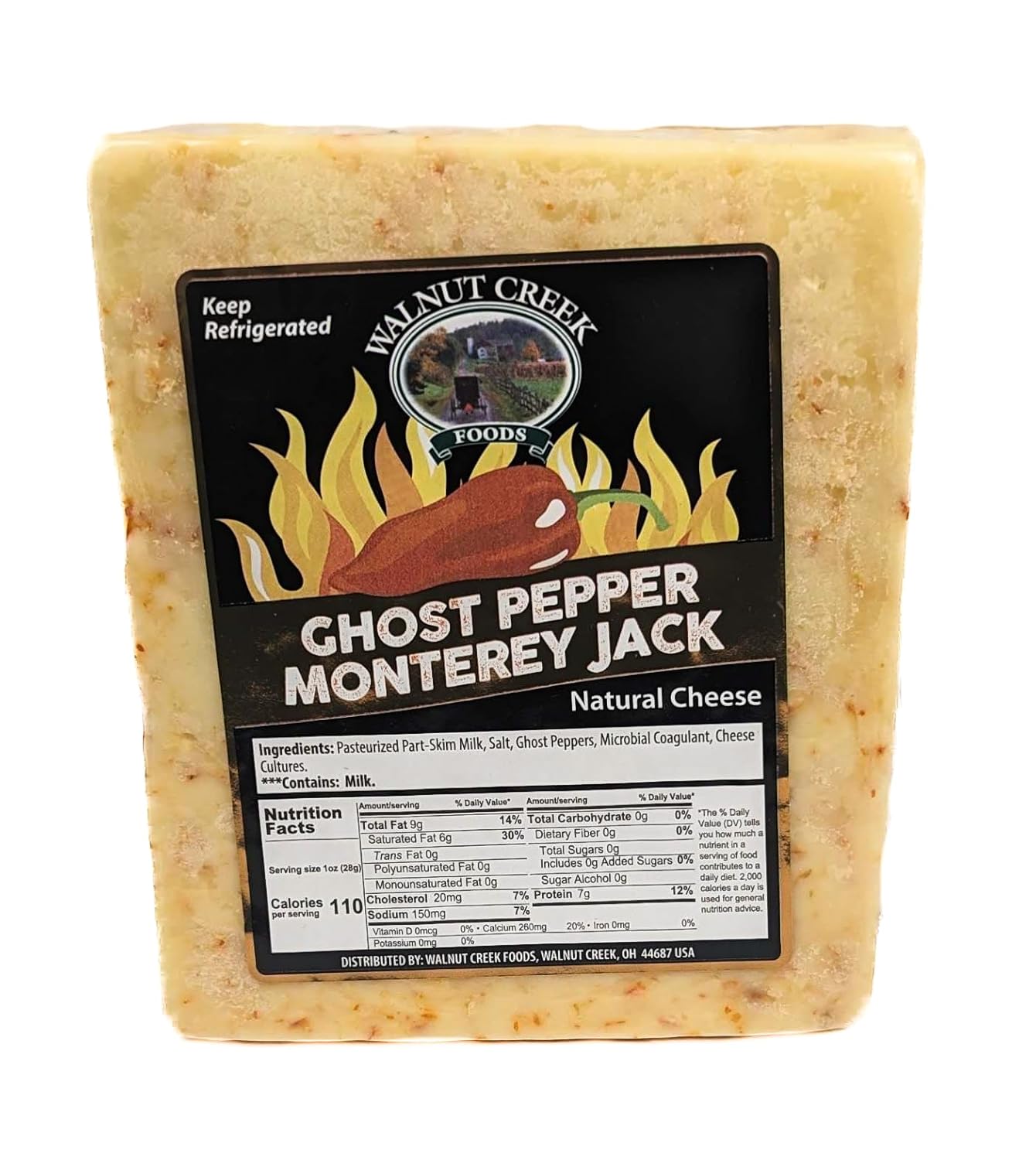 Generic Walnut Creek Foods Ghost Pepper Monterey Jack 1lb