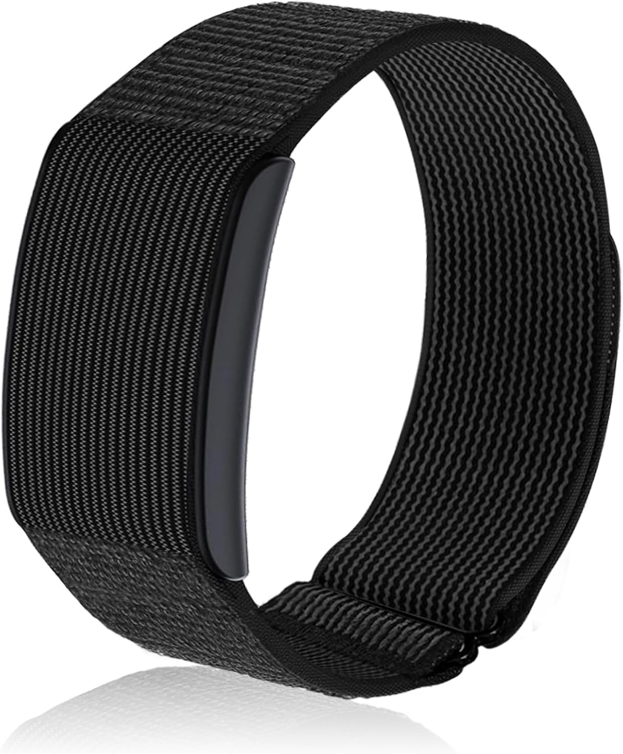 Yeahxing Strap Compatible with Amazfit Helio - Breathable Nylon Loop Sport Replacement Wristband, Adjustable Lightweight Replacement Band for All-Day Wear (Only Strap)