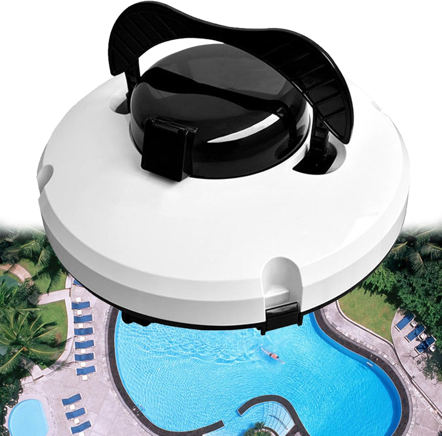 RayGenius Pool Cleaner | Robot Cleaner | Rechargeable Cordless Automatic Pool Floor Vacuum Cleaner 120 Minute Run Time | Battery 5200mah