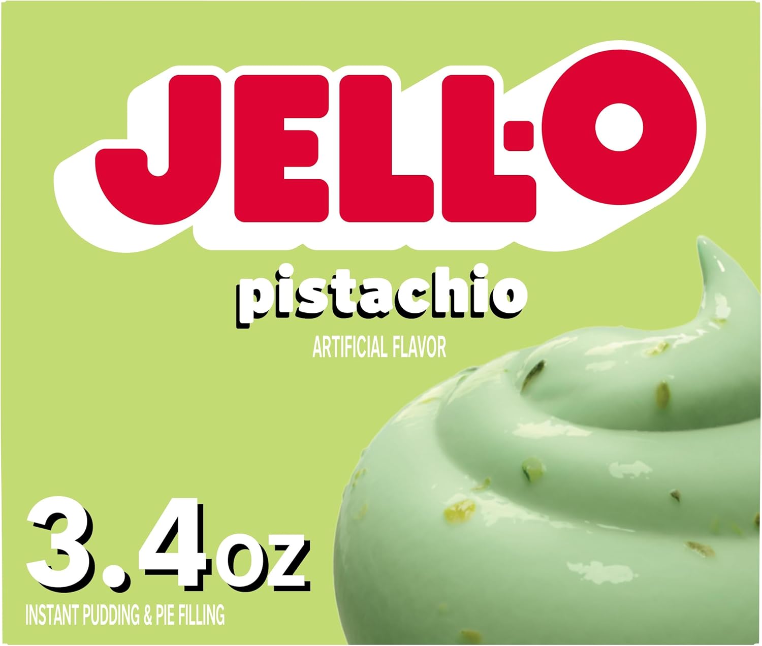 Jell-O Pistachio Instant Pudding And Pie Filling 96g Box