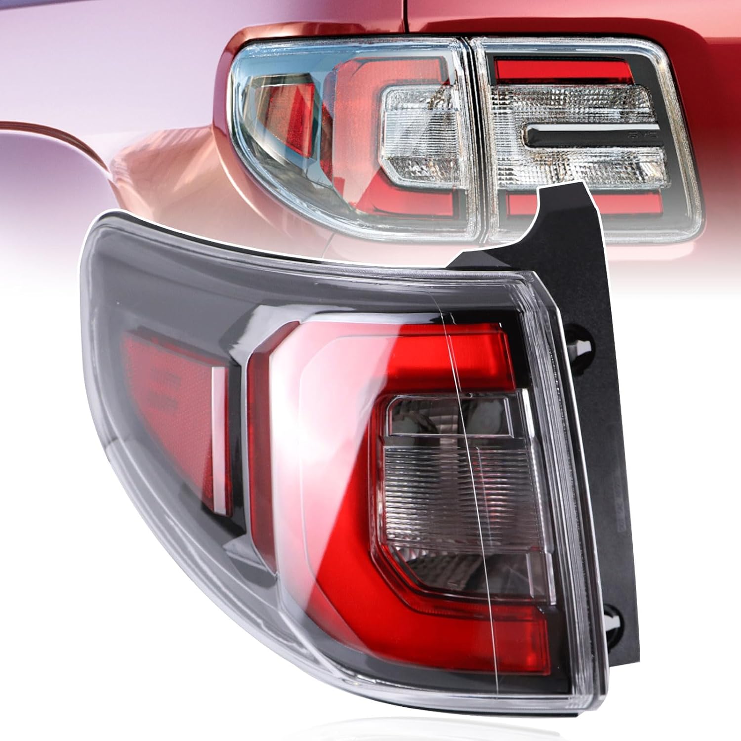 Tail Lights Compatible with GMC Acadia 2013-2016 Acadia Limited 2017 Rear LED Taillights Assembly Left Driver Side Tail Lamp Replace 84051375-PFM.Not Include Bulb