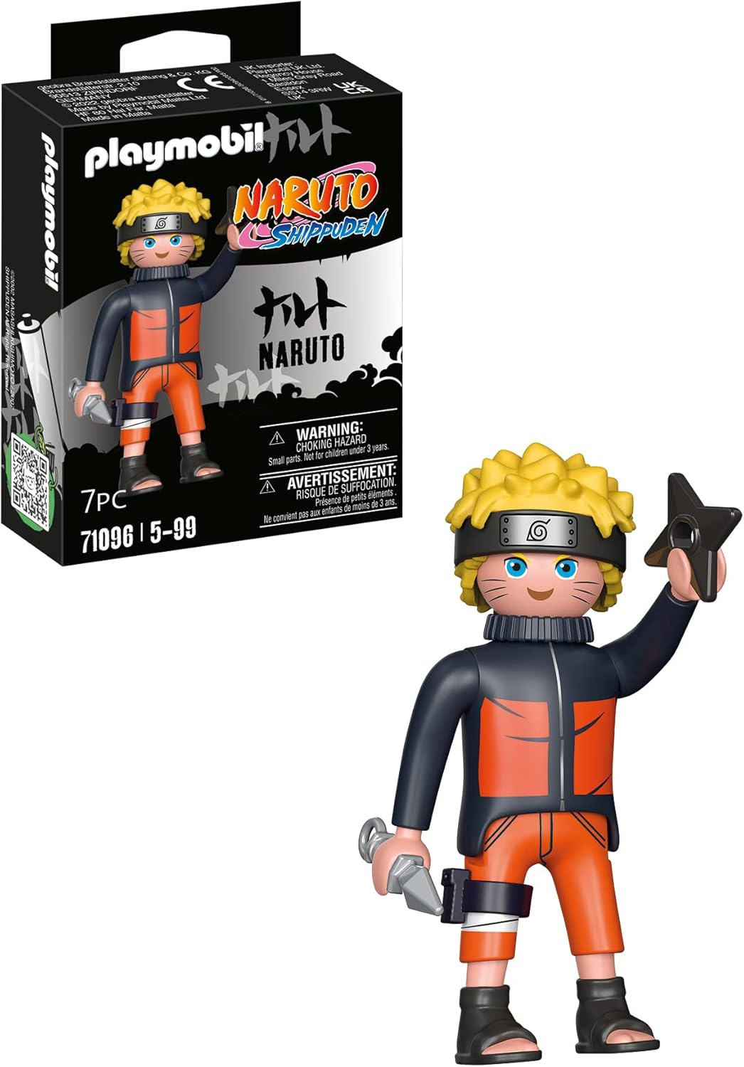 Playmobil 71096 Naruto Shippuden Figure Set, anime collectors figure, playset suitable for children and fans 5+ years