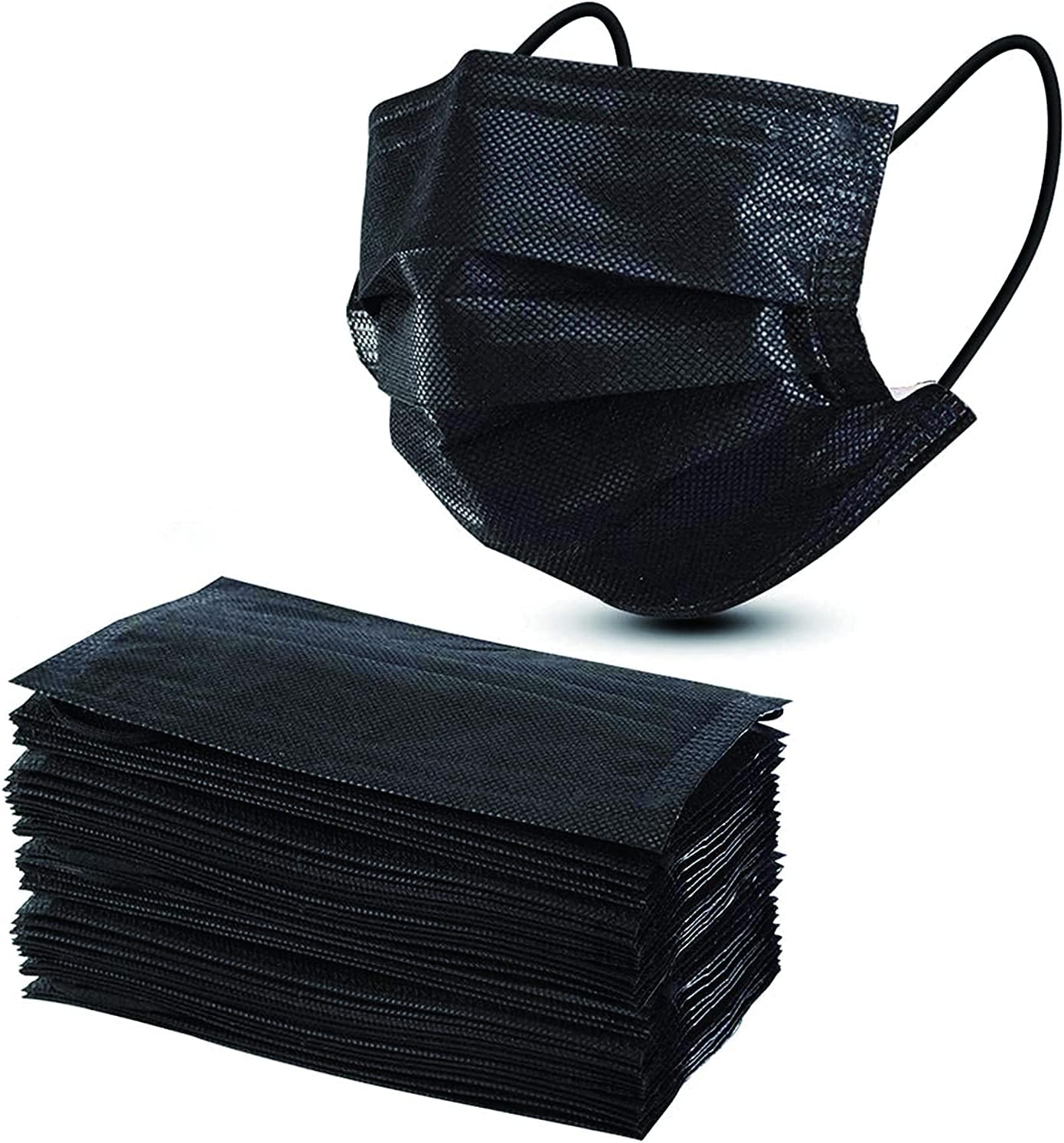 V-VAPE 20 Black Disposable 3 Ply Dustproof Breathable Face Mask