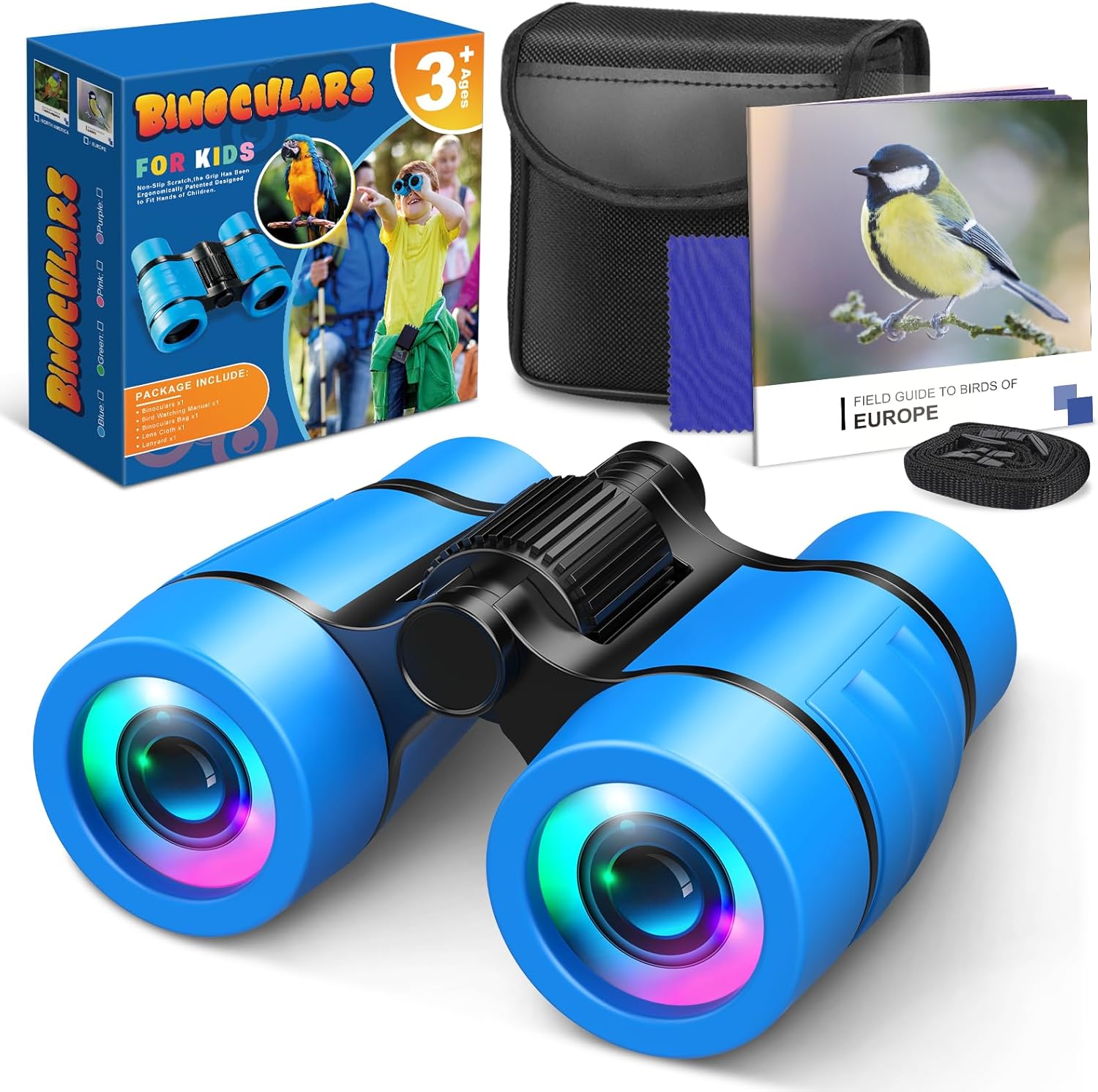 Toys 3-9 Year Old Boy, Binoculars Kids 3-9 Year Old Boy Gifts Kids Toys for Boys Toys Age 3-9 Travel Games for Kids Garden Toys Gifts for 3 4 5 6 Year Old Boys