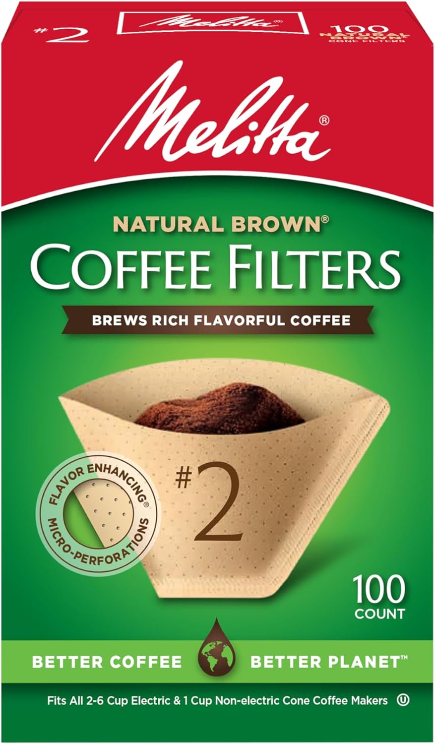 Melitta FBA_622752 Coffee FLTR BRWN NO2, 1, brown