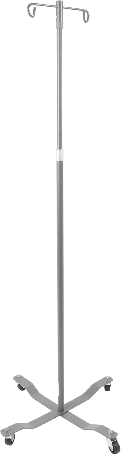 Drive Medical 13033 Economy IV Pole, Chrome