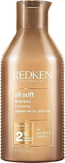 Redken All Soft Shampoo | For Dry/Brittle Hair | Provides Intense Softness and Shine | With Argan Oil