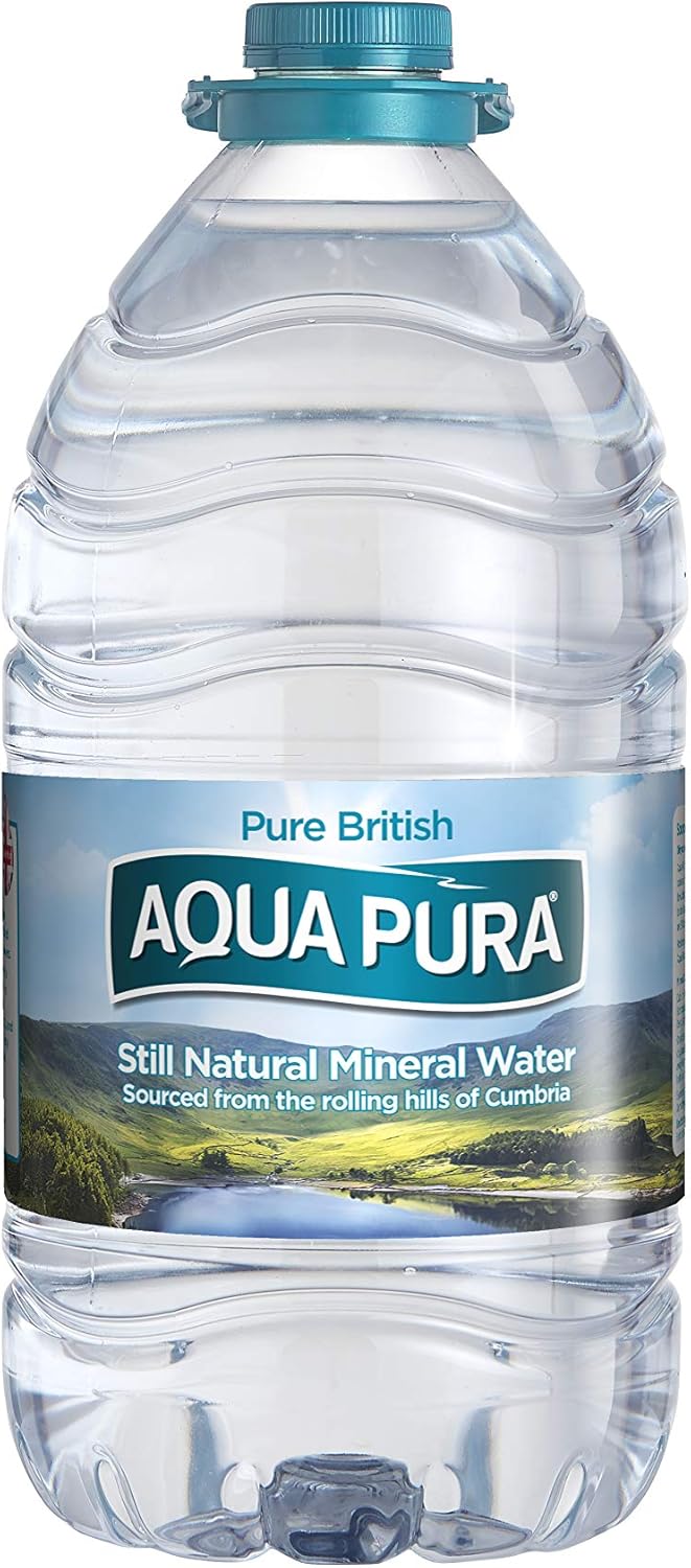 Aqua Pura, Pack Still Natural Mineral Water,5 Litre, (Pack of 3)