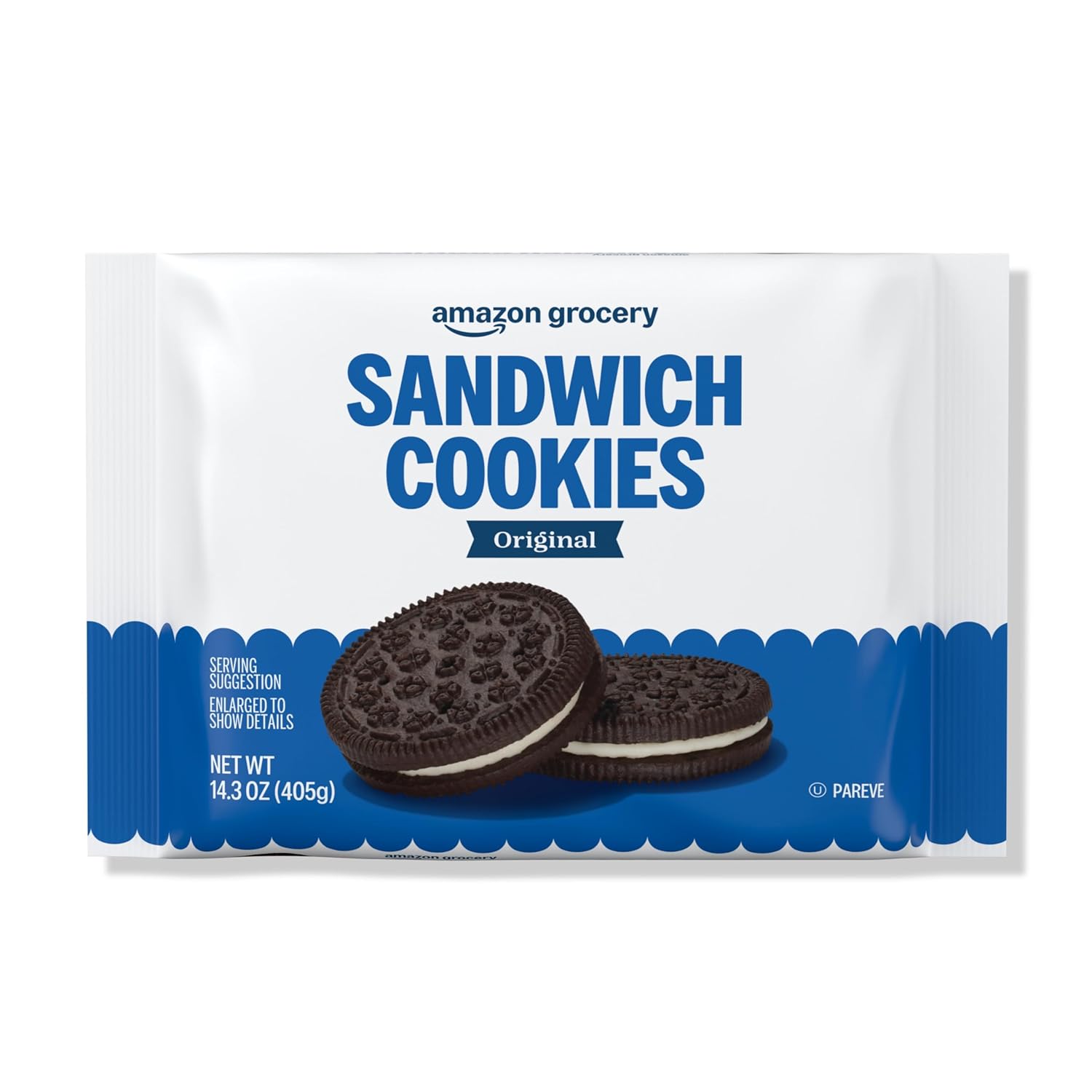 Amazon Grocery, Original Sandwich Cookies, 14.3 Oz (Previously Happy Belly, Packaging May Vary)