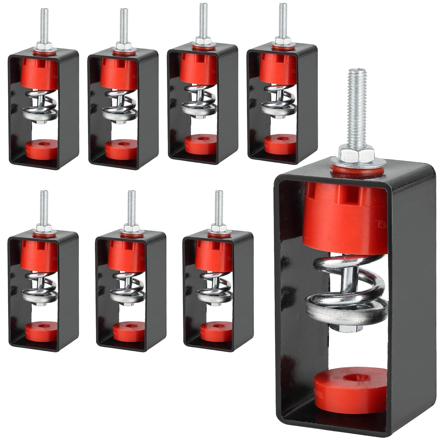 NATGAI 8 Pack Ceiling Spring Vibration Isolator Hangers for A/C Air Handler Bedroom Theater Studio, Anti Vibration, 110 Lb Capacity, 1.20" Deflection