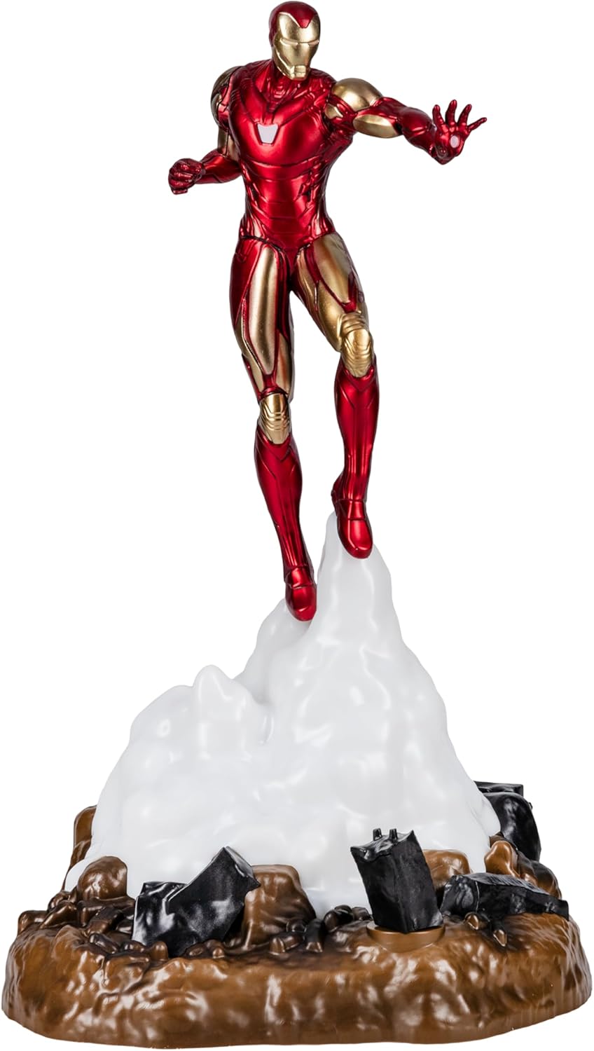 Paladone Iron Man Figure Light - Officially Licensed Marvel Avengers Decor & Gift, Collectible Display Lamp Must Have for Marvel Fans, USB Powered, 31.5cm (12.4")