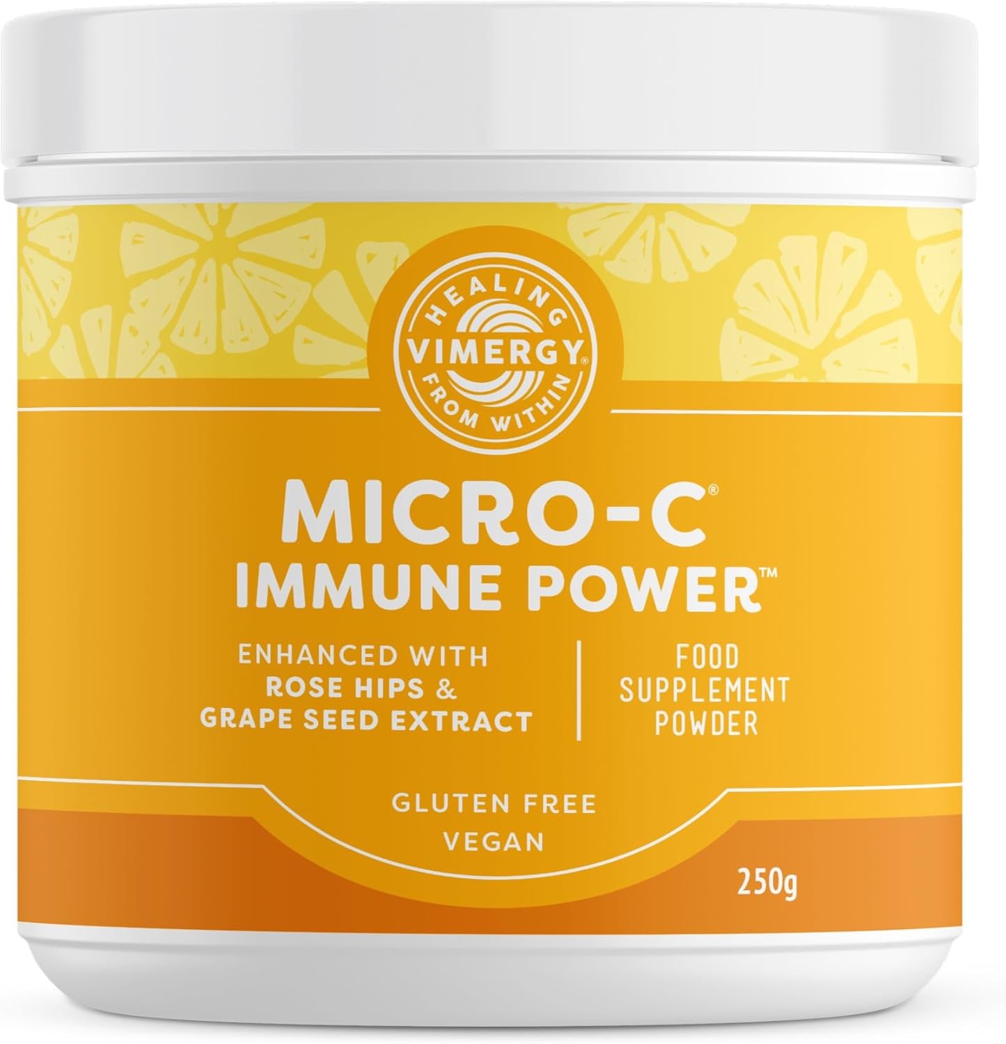 Vimergy Micro-C Immune Power, 139 Servings – Vitamin C 1000mg – Gentle ascorbic Acid – Buffered Vitamin C Powder – Immune & Nerve Support – Benefits Bone & Cartilage – Gluten-Free – Vegan (250g)