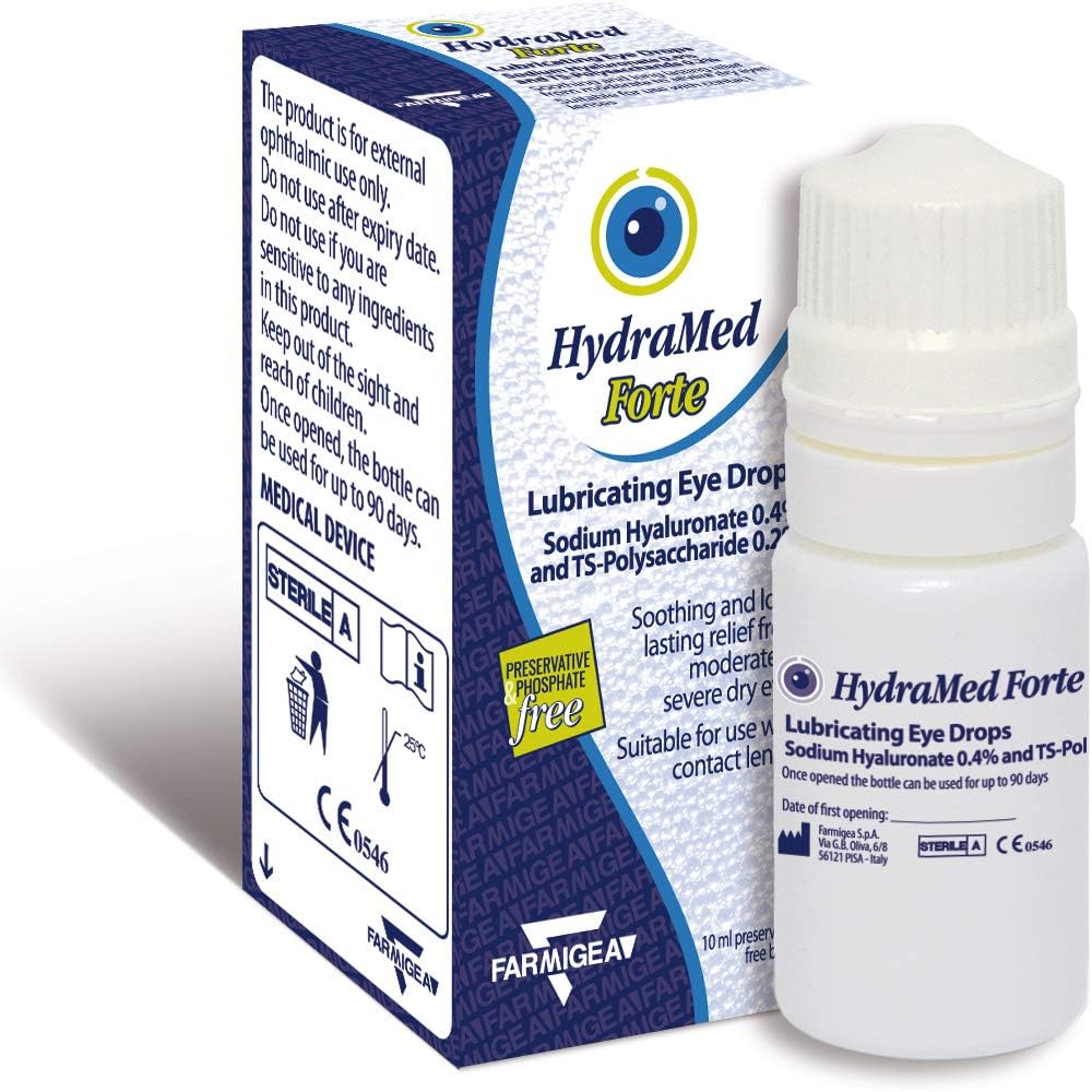 HYDRAMED Forte 0.4% Eye Drops, 10ML (Pack of 1)