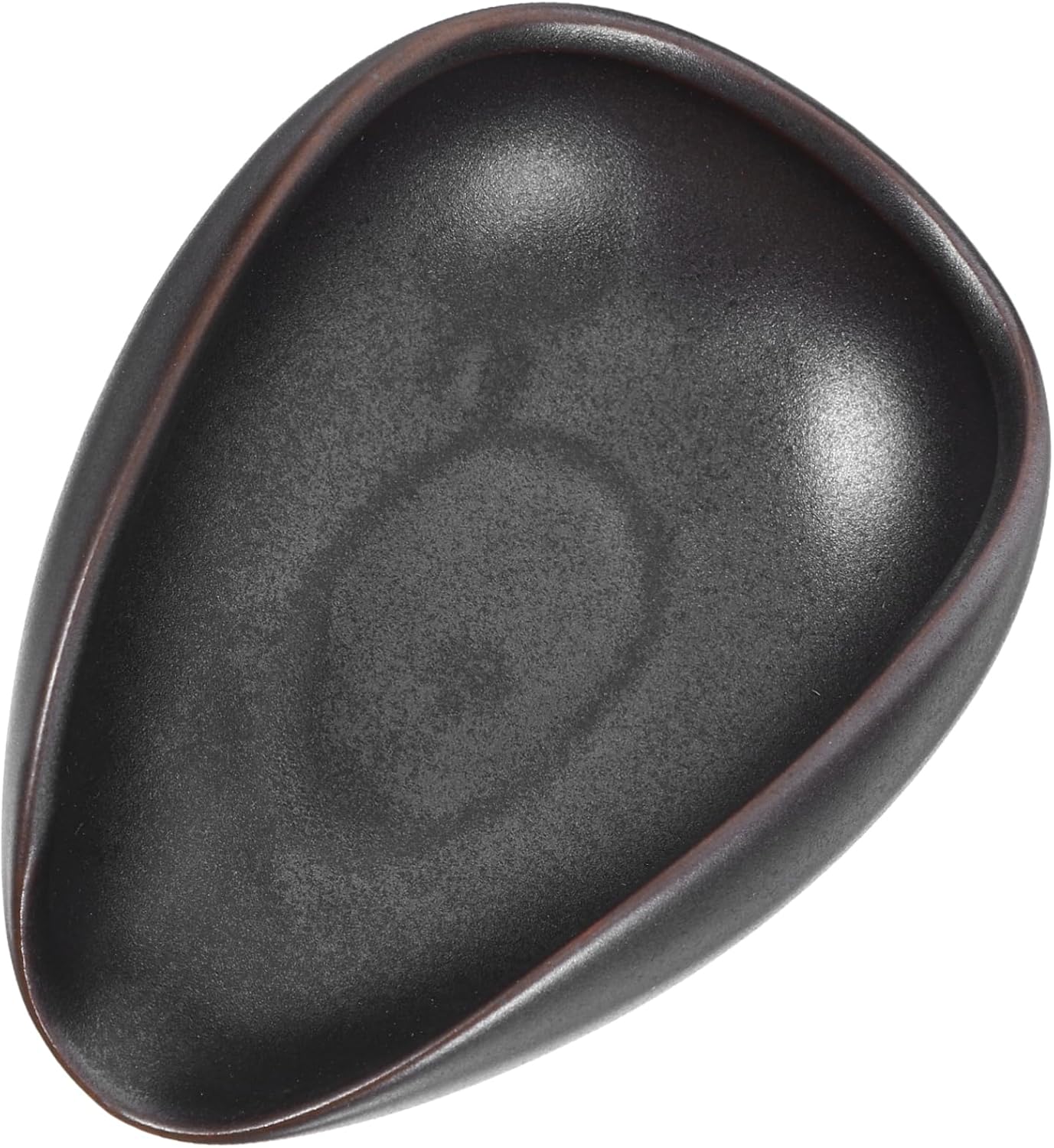 Mikinona Ceramic Coffee Bean Measuring Plate Reusable Kitchen Tray for Accurate Dosing Multi Use Elegant Dish for Coffee Beans Powder Tea Leaves Heat Resistant Design for Daily Use