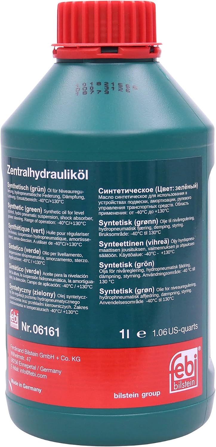 febi bilstein 06161 Hydraulic Fluid for hydraulic central, power steer.+ level control system, pack of one