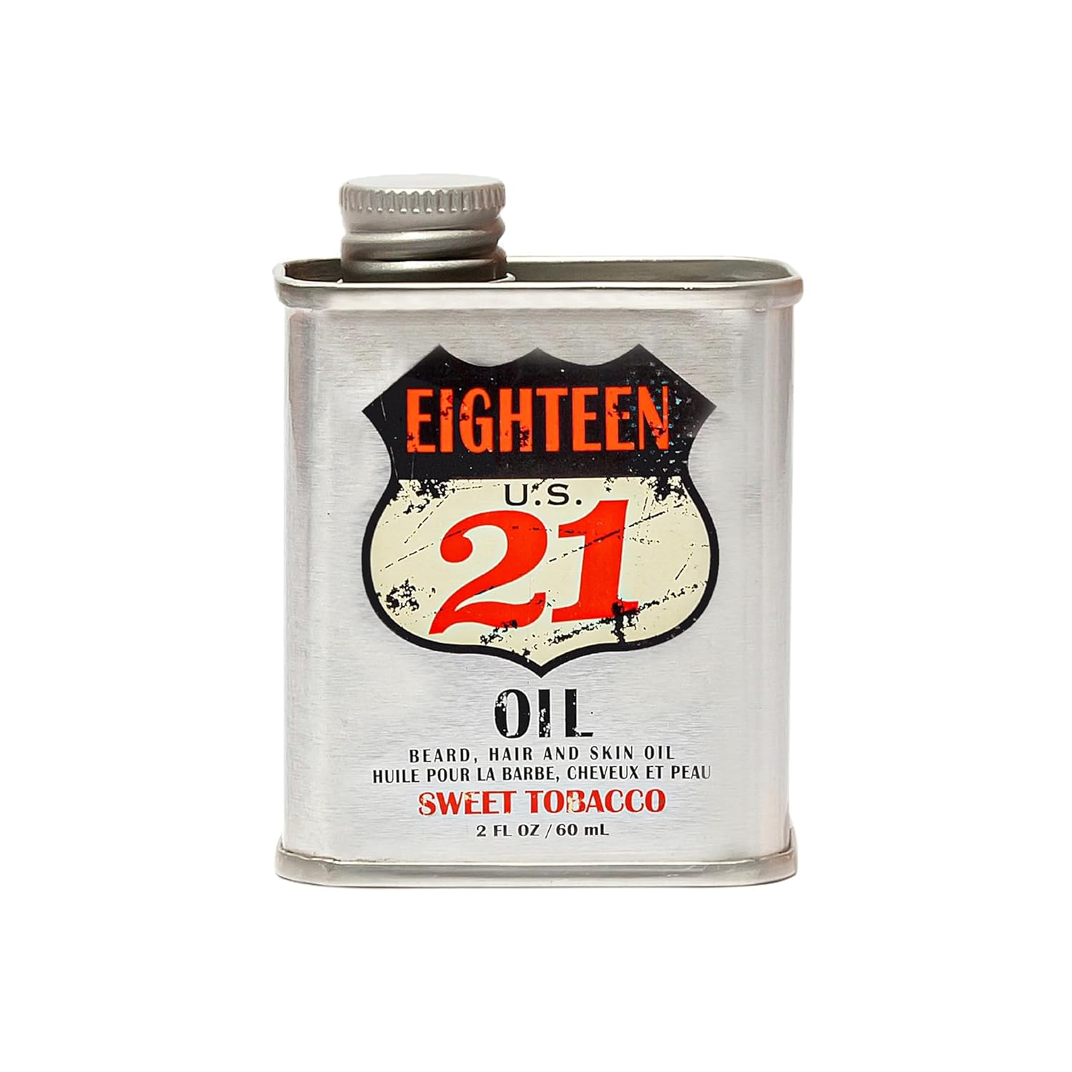 18.21 Man Made Hair, Skin & Beard Oil for Men, 4 Scents - Non-Greasy, Conditioning Balm with Castor Seed, Jojoba, and Argan Oils - Premium Tattoo and Mustache Care Products