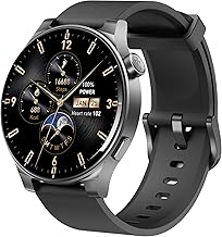 TOZO S5 Smart Watch (Answer/Make Calls), 1.43’’ AMOLED Smart Watches for Men Women 100+ Sport Modes Fitness Watch with Blood Oxygen/Sleep/Heart Rate Monitor, IP68 Waterproof Smartwatch
